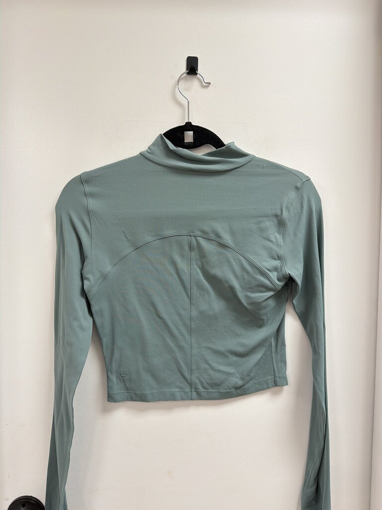 Lululemon Long Sleeve Mock Neck Crop Top