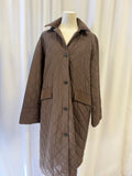 Massimo Dutti Quilted Coat w/ Corduroy Details