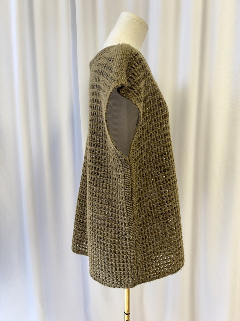 Lafayette 148 Sequin Wide Knit Sleeveless Tunic