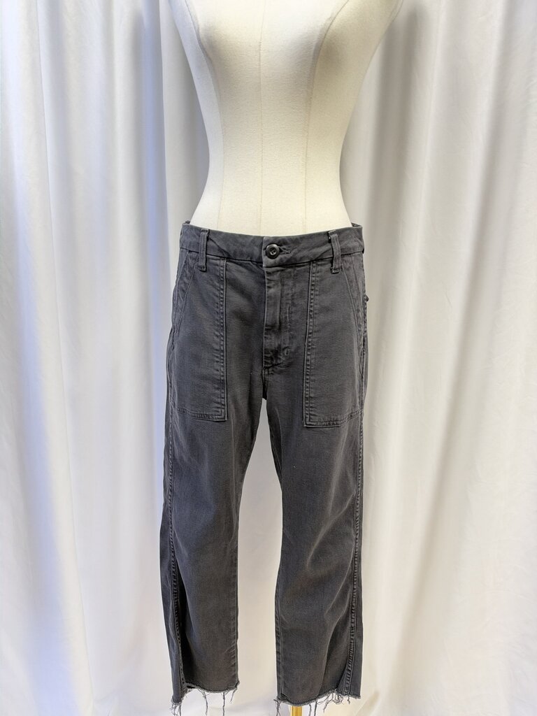 Amo Distressed Hem Cargo Pant