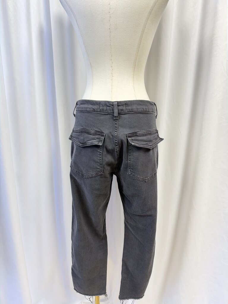 Amo Distressed Hem Cargo Pant