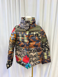 Etro Mixed Print Quilted Puffer Jacket