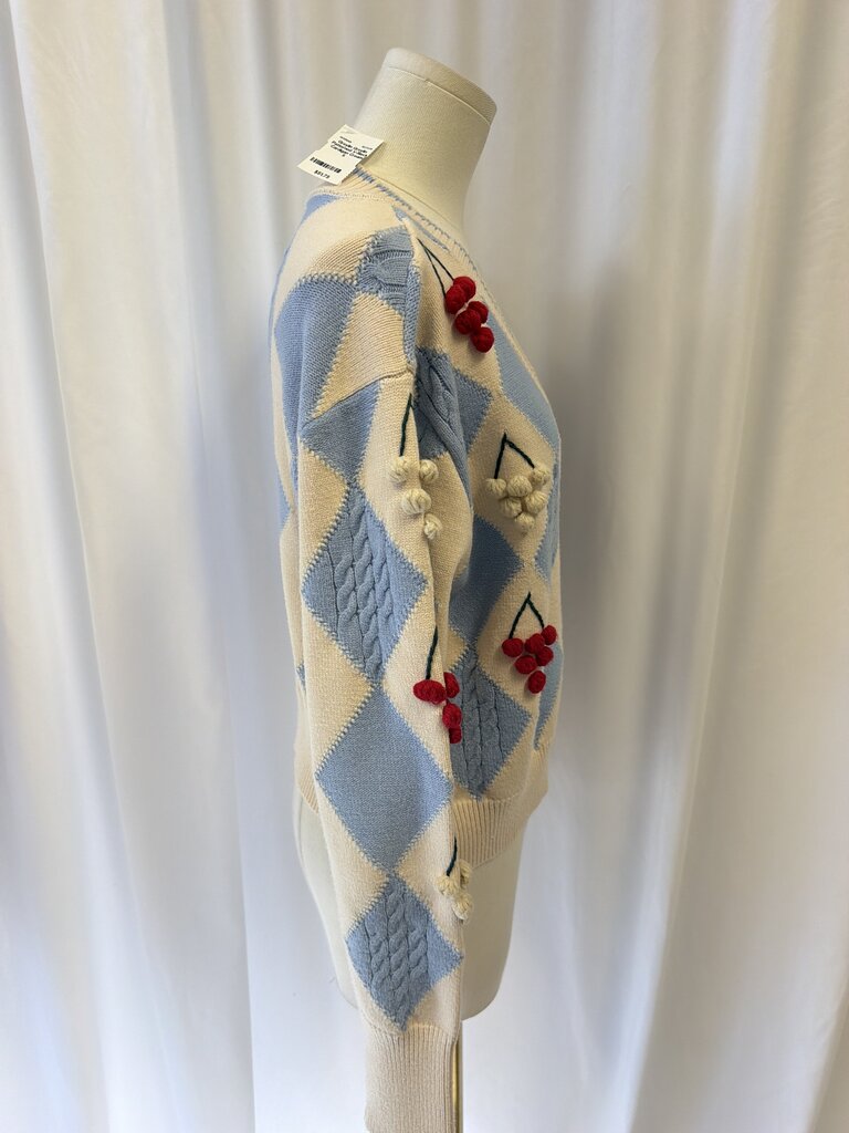 Greylin Patterned V-Neck Cardigan