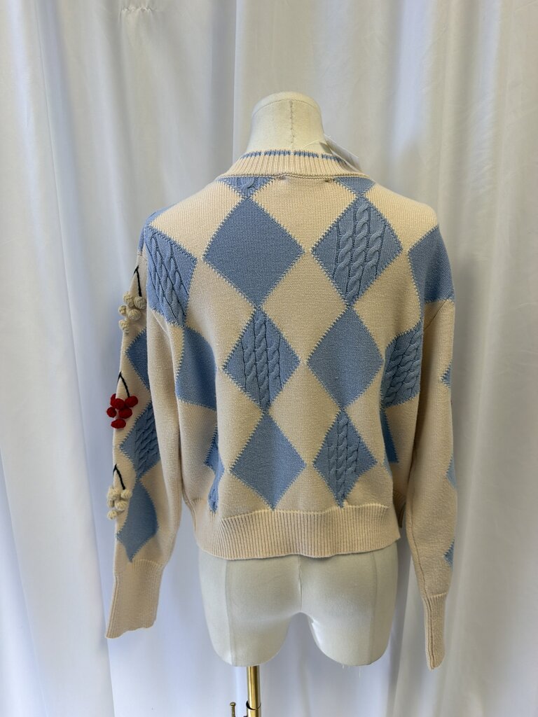 Greylin Patterned V-Neck Cardigan