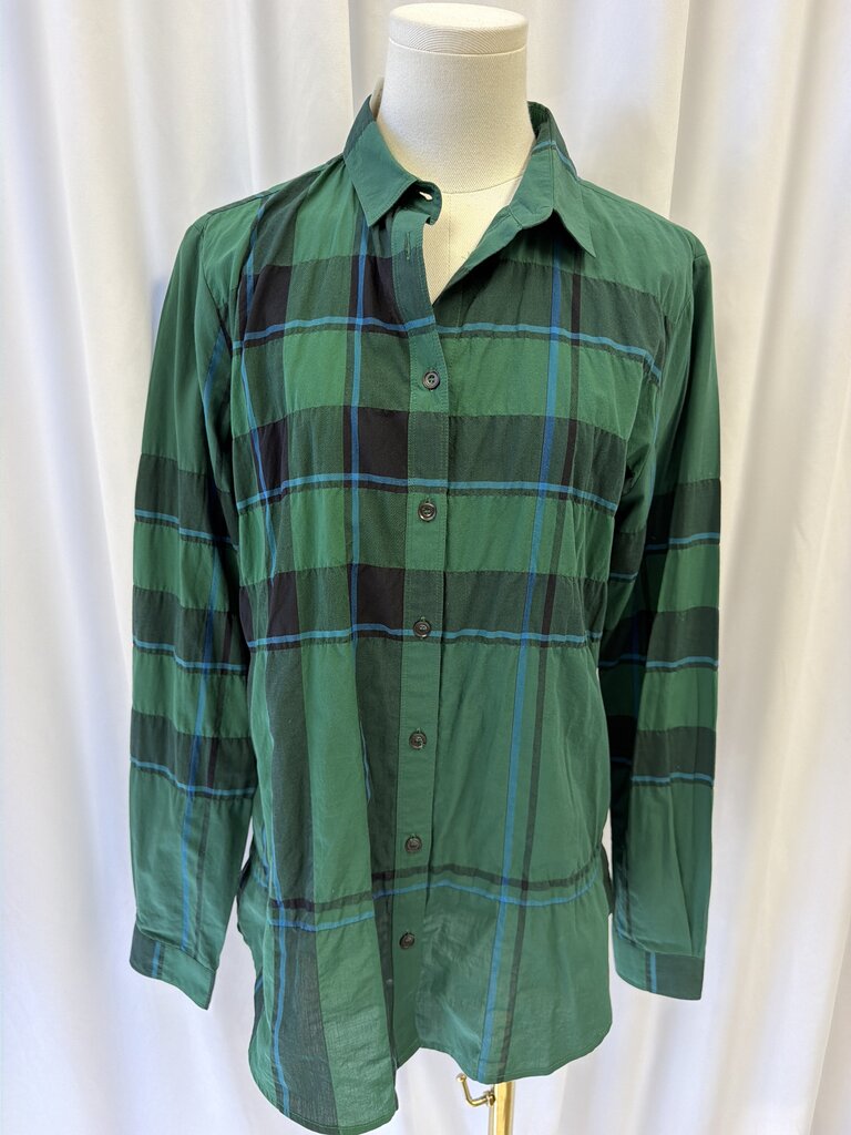 Burberry Brit Plaid Button Up