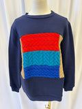 Weekend Max Mara Mixed Material Crewneck Sweatshirt