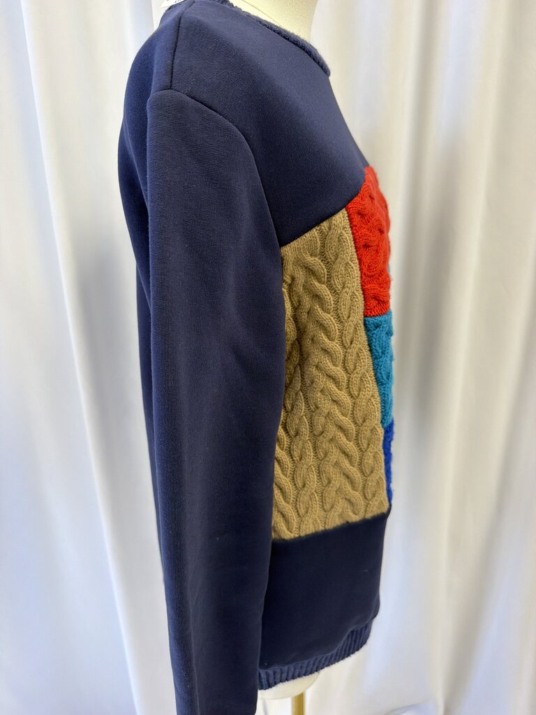 Weekend Max Mara Mixed Material Crewneck Sweatshirt