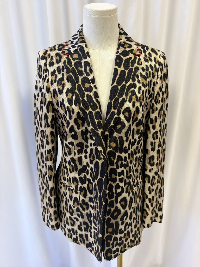 Escada Animal Print Blazer