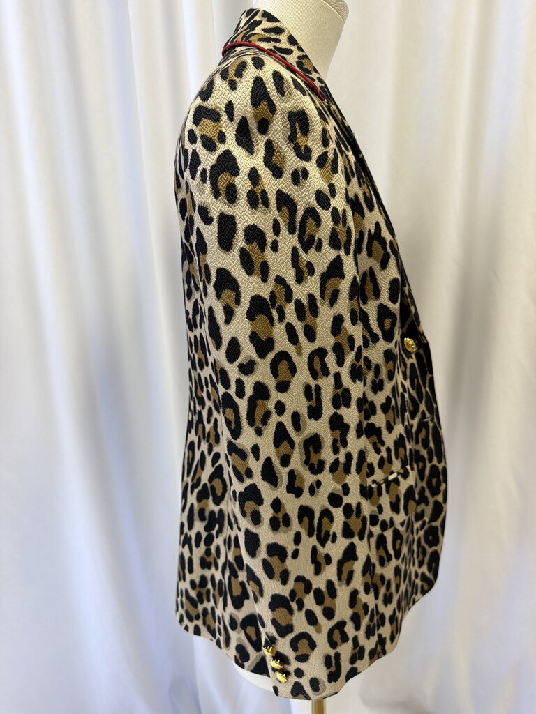 Escada Animal Print Blazer