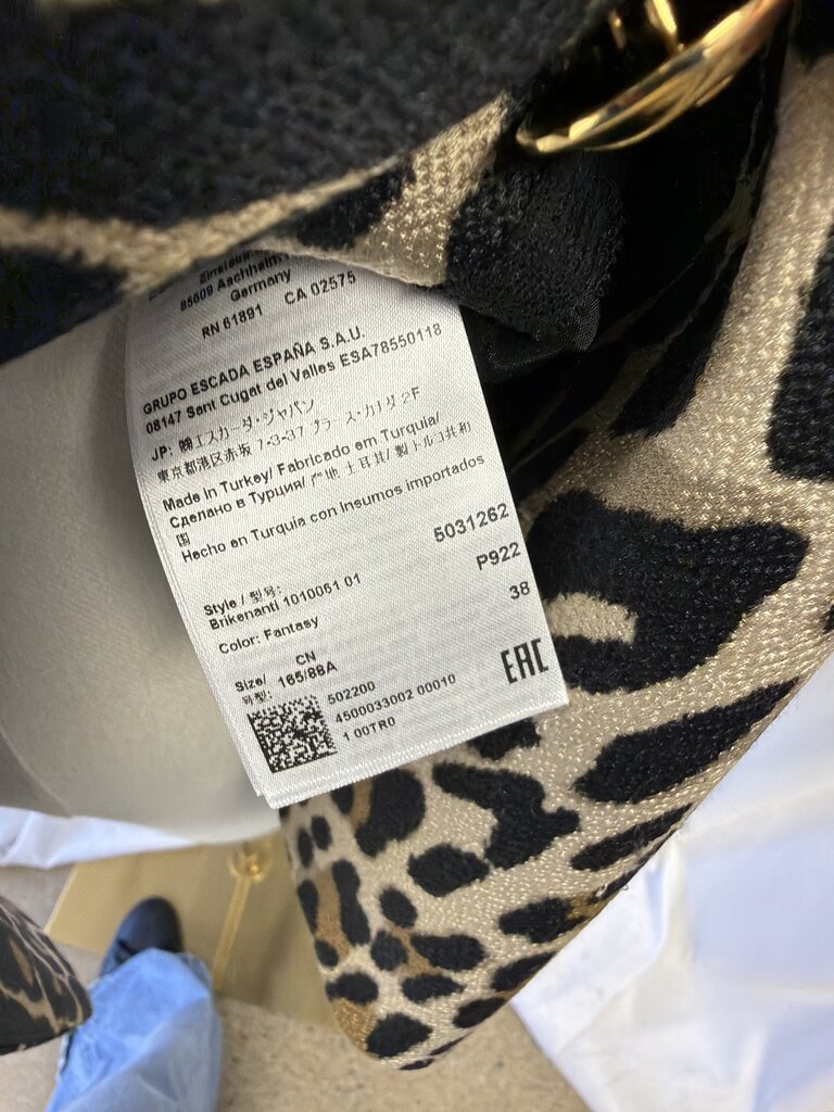 Escada Animal Print Blazer