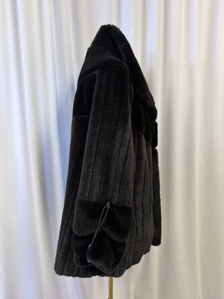 Marc Cain Faux Fur Embellished Coat