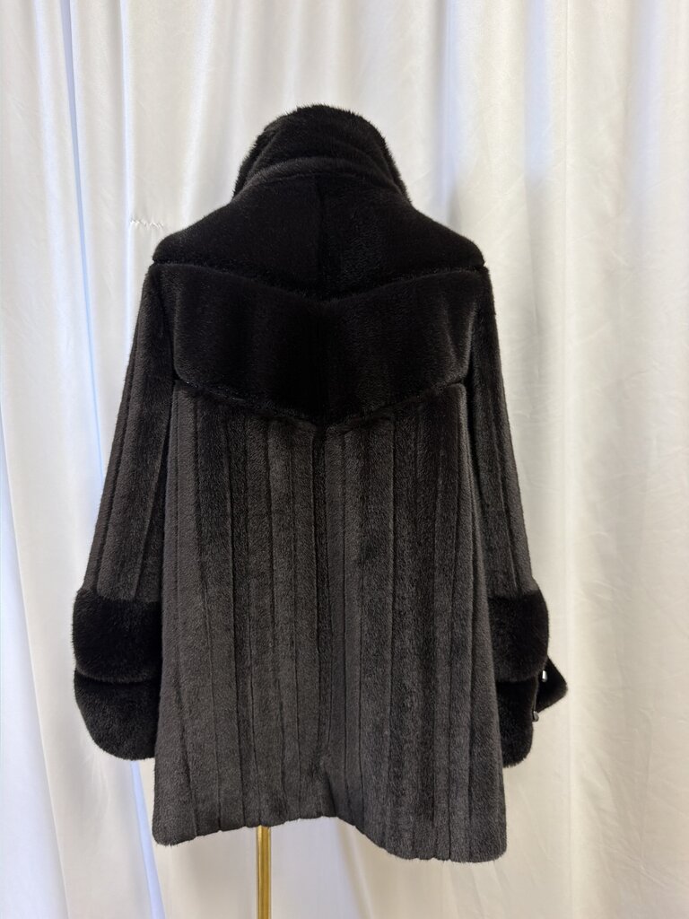 Marc Cain Faux Fur Embellished Coat