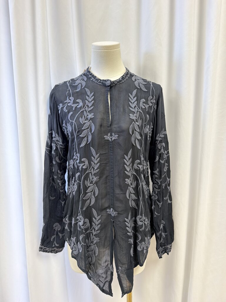 Johnny Was Embroidered Long Sleeve Top NWT (Originally $275)
