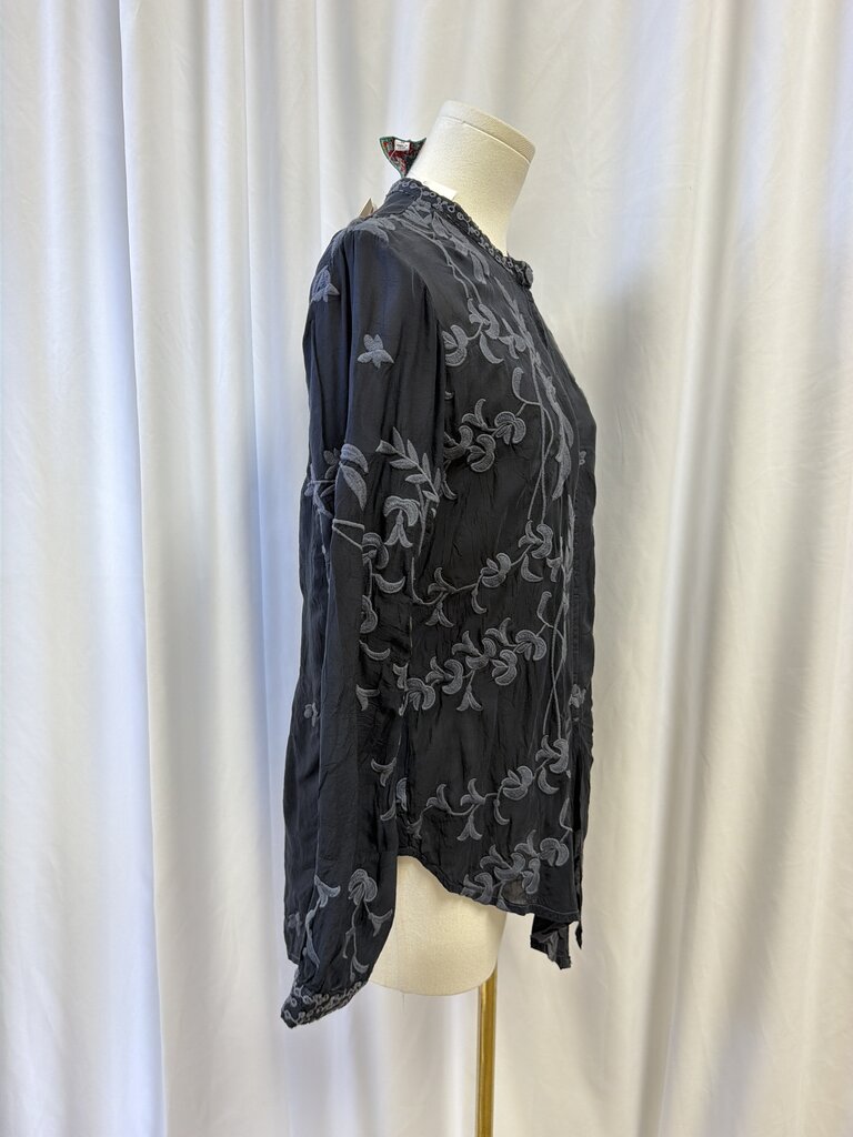 Johnny Was Embroidered Long Sleeve Top NWT (Originally $275)