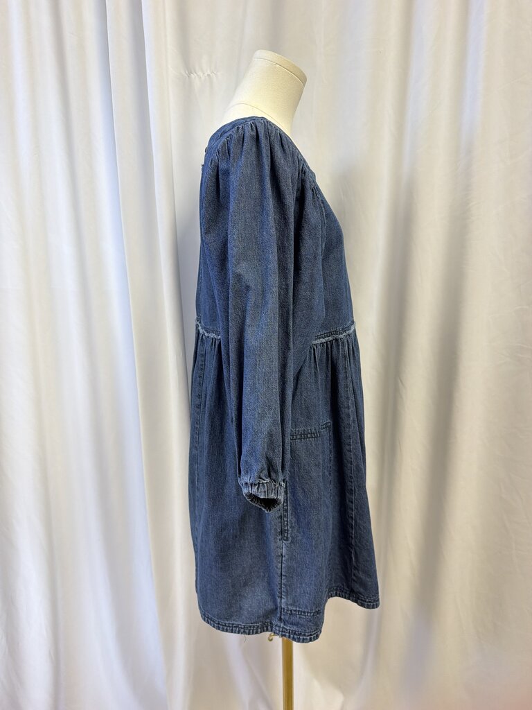 Free People Denim Baby Doll Dress
