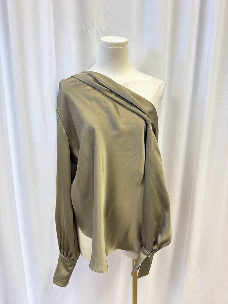 Simkhai One Shoulder Draped Top (As Is)