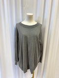 Splendid Cotton Blend Shimmer Crew Neck