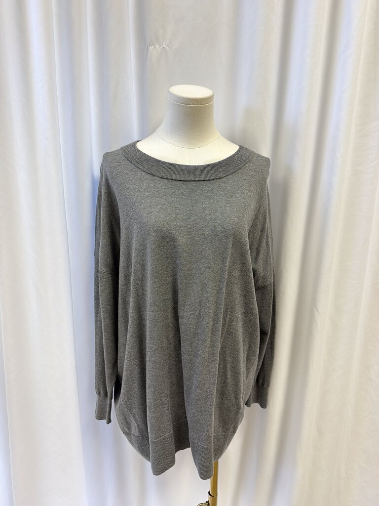 Splendid Cotton Blend Shimmer Crew Neck