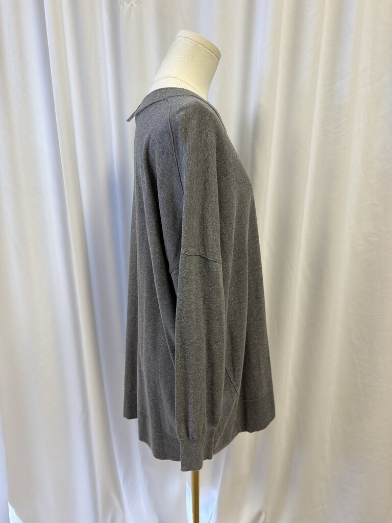 Splendid Cotton Blend Shimmer Crew Neck
