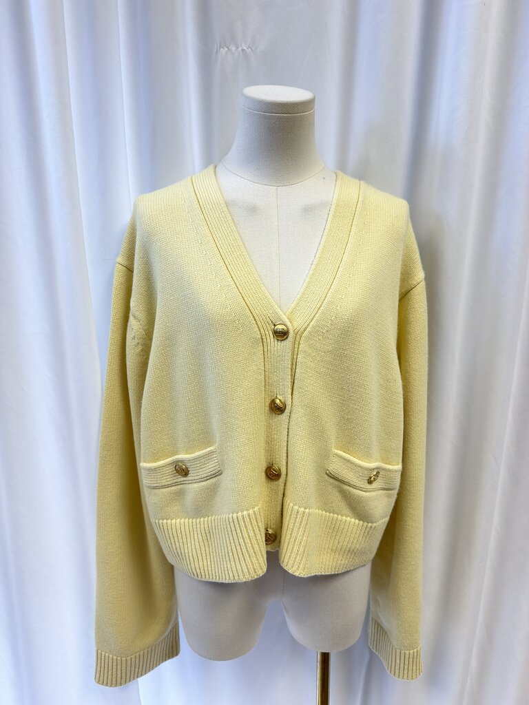 Helsa Button Up Cropped Sweater