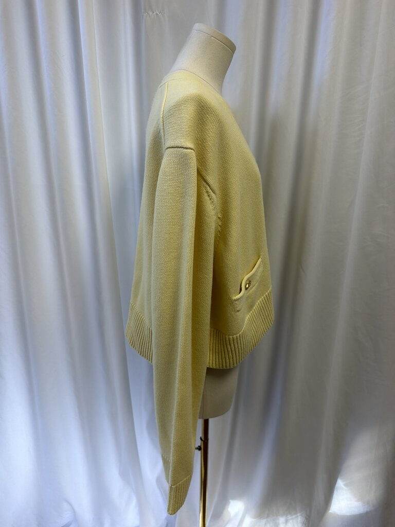 Helsa Button Up Cropped Sweater