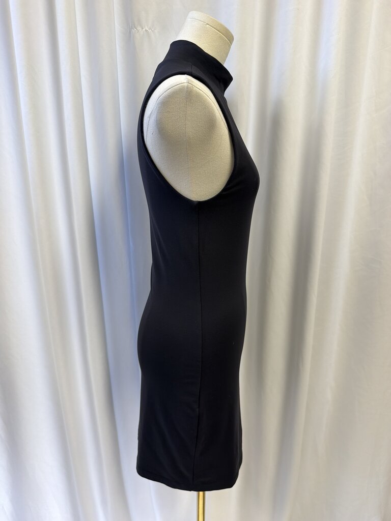 Babaton Sleeveless Mock Neck Mini Dress