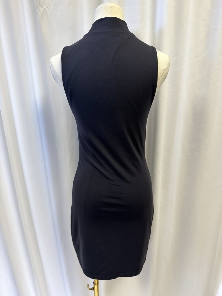 Babaton Sleeveless Mock Neck Mini Dress