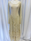Free People Lace Long Sleeve Dress Not (Originally $168)