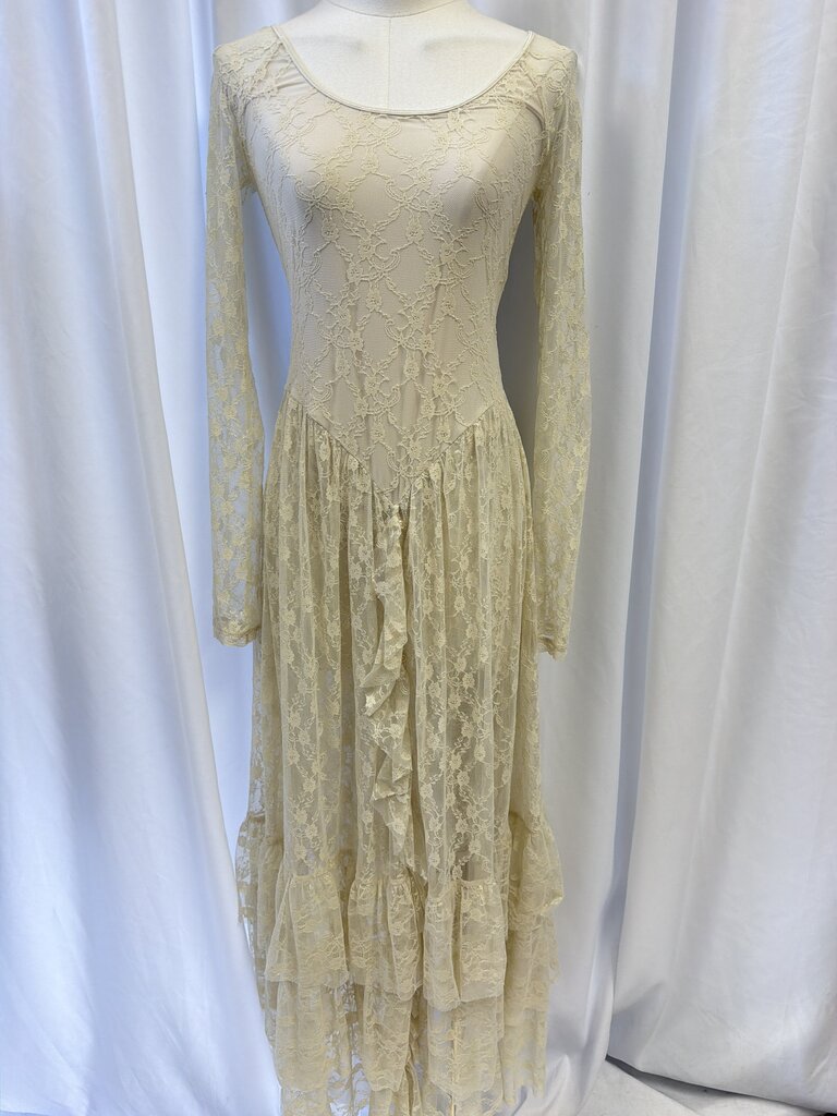 Free People Lace Long Sleeve Dress Not (Originally $168)