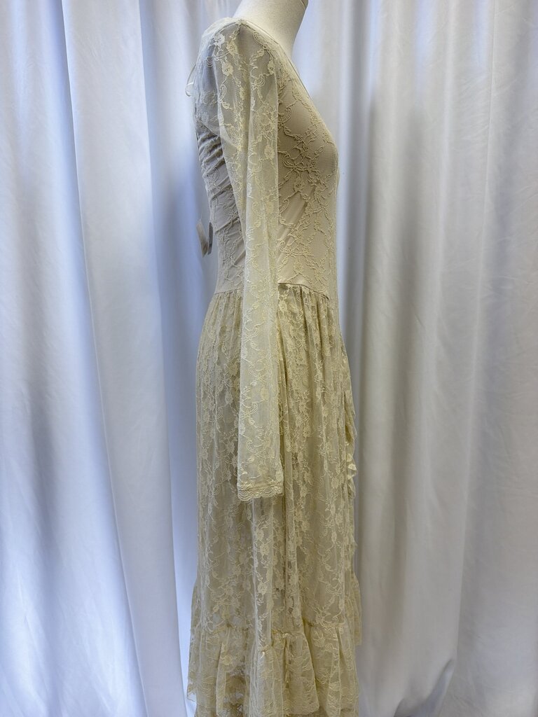 Free People Lace Long Sleeve Dress Not (Originally $168)