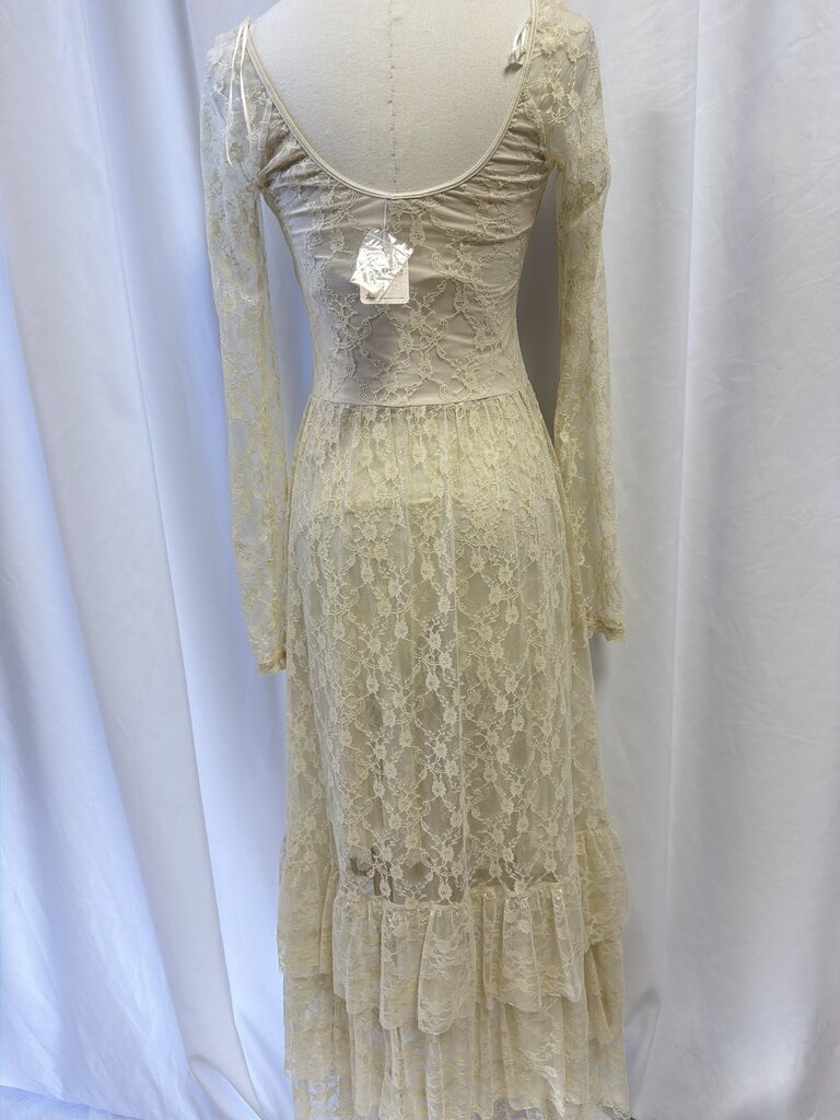 Free People Lace Long Sleeve Dress Not (Originally $168)