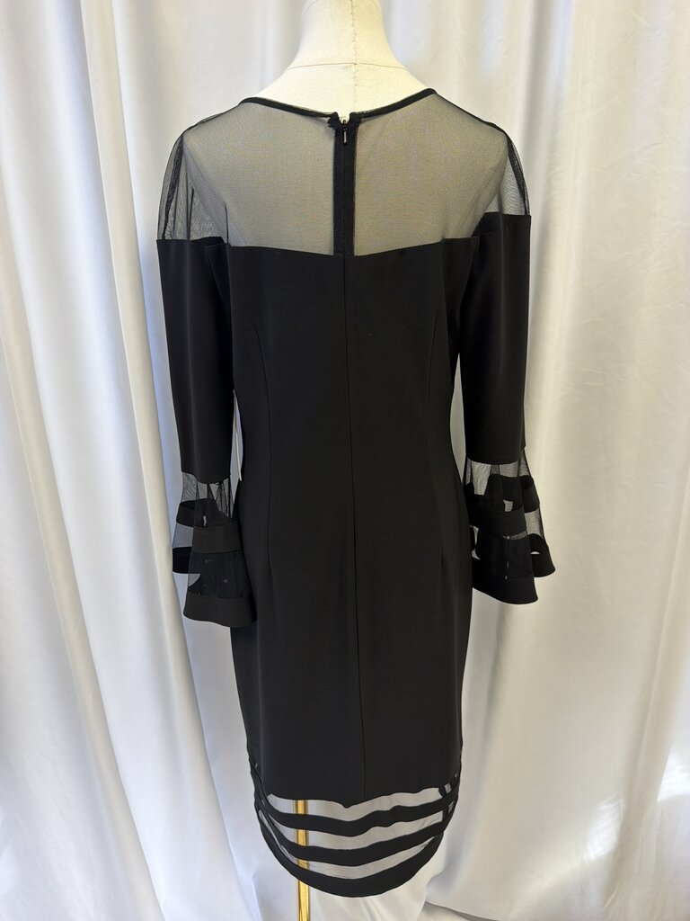 Aqua Mesh Detail Cocktail Dress NWT