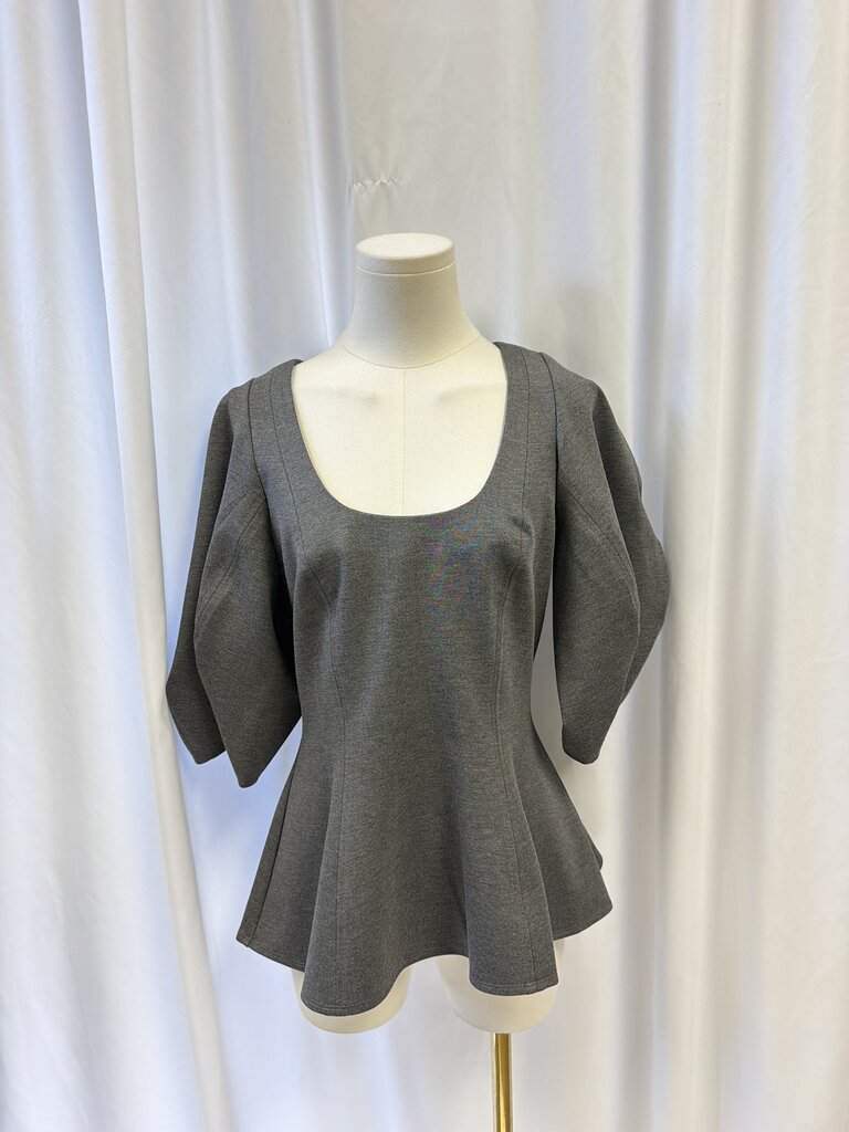 Apiece Apart Scoop Neck Puff Sleeve Top