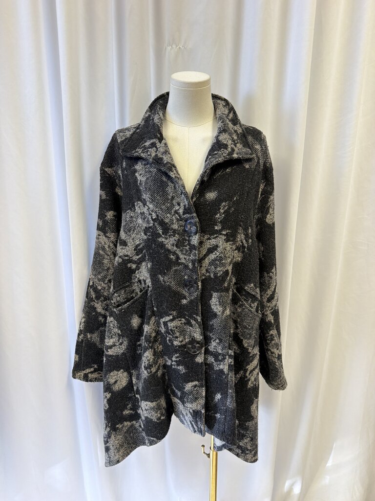 Dress To Kill Printed Oversized Coat