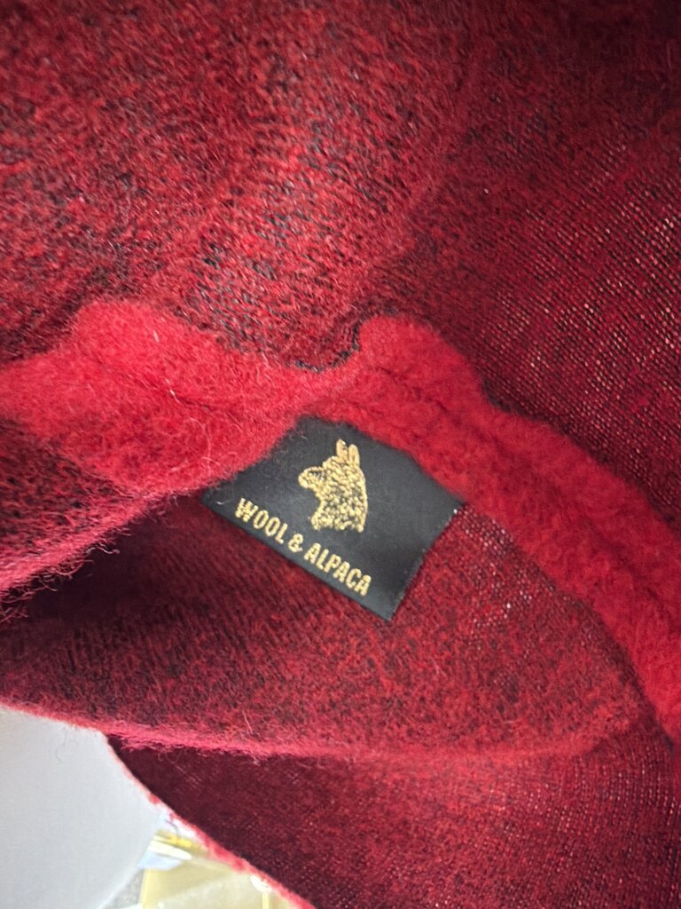 Mara Gibucci Wool/Alpaca Polka Dot Collared Jacket