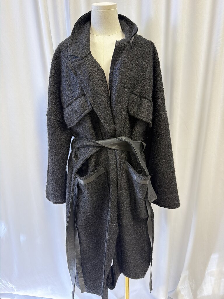 Papucei Textured Coat w/ Belt
