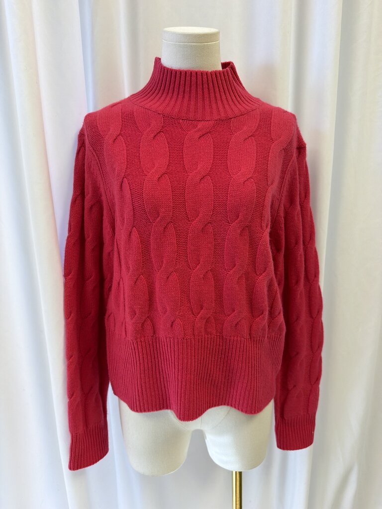 Kinross Cashmere Cable Knit Sweater
