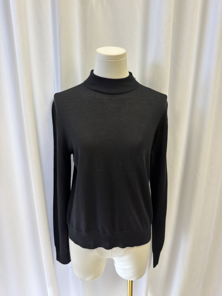 Vince Wool Long Sleeve Mock Neck Sweater