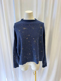 Pilcro Cashmere Metallic Print Sweater