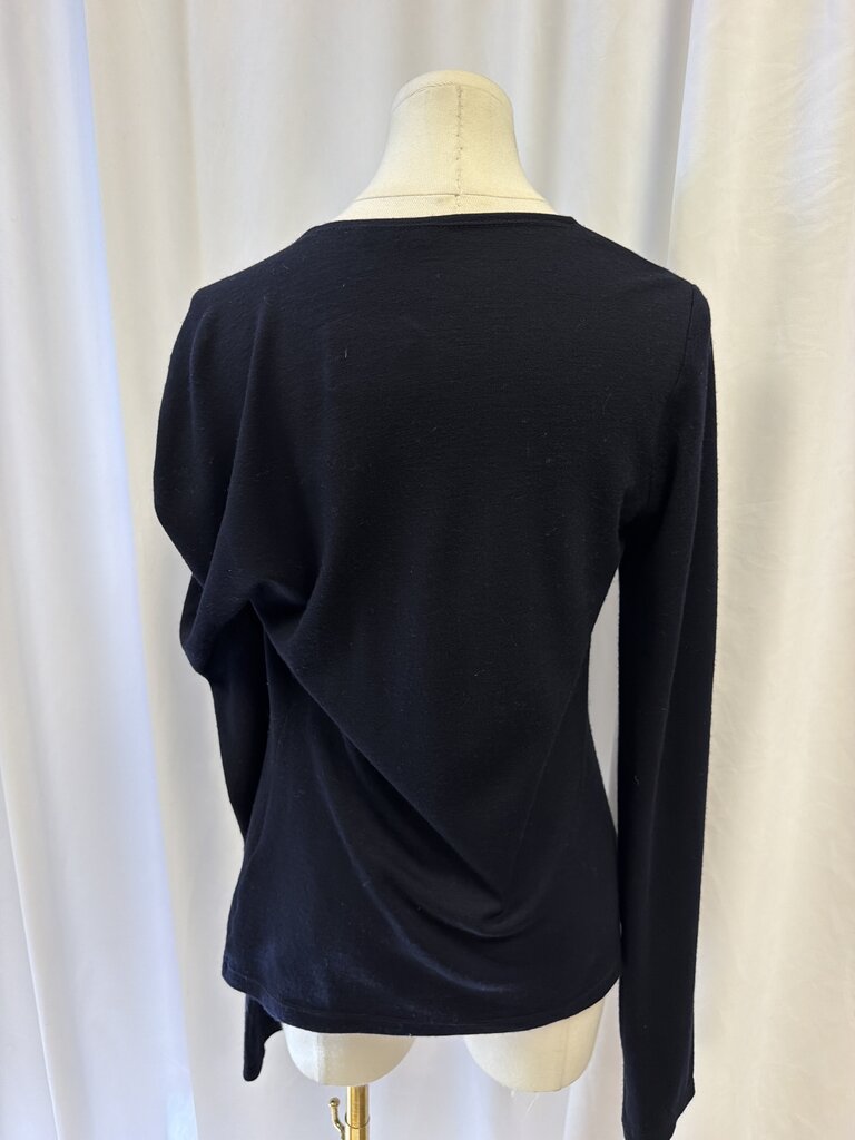 A.L.C. Twist Neckline Wool Long Sleeve
