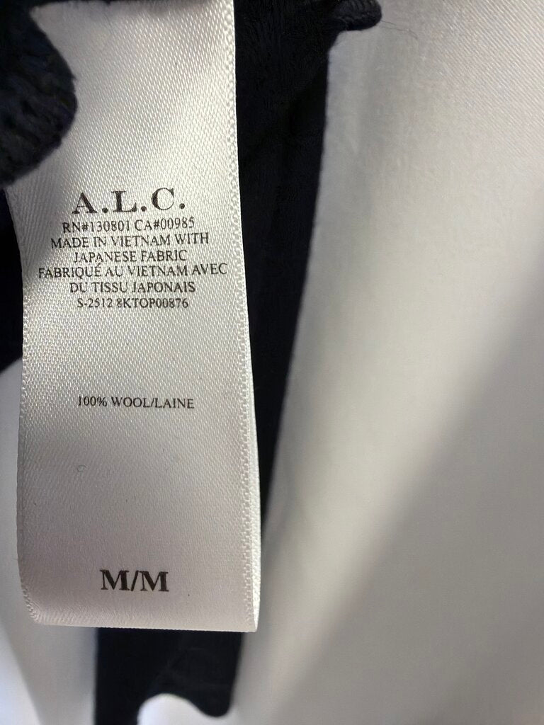 A.L.C. Twist Neckline Wool Long Sleeve