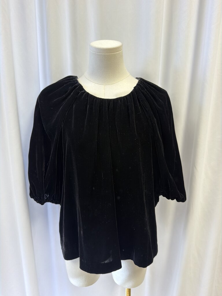 Rhode Velvet Puff Sleeve Top