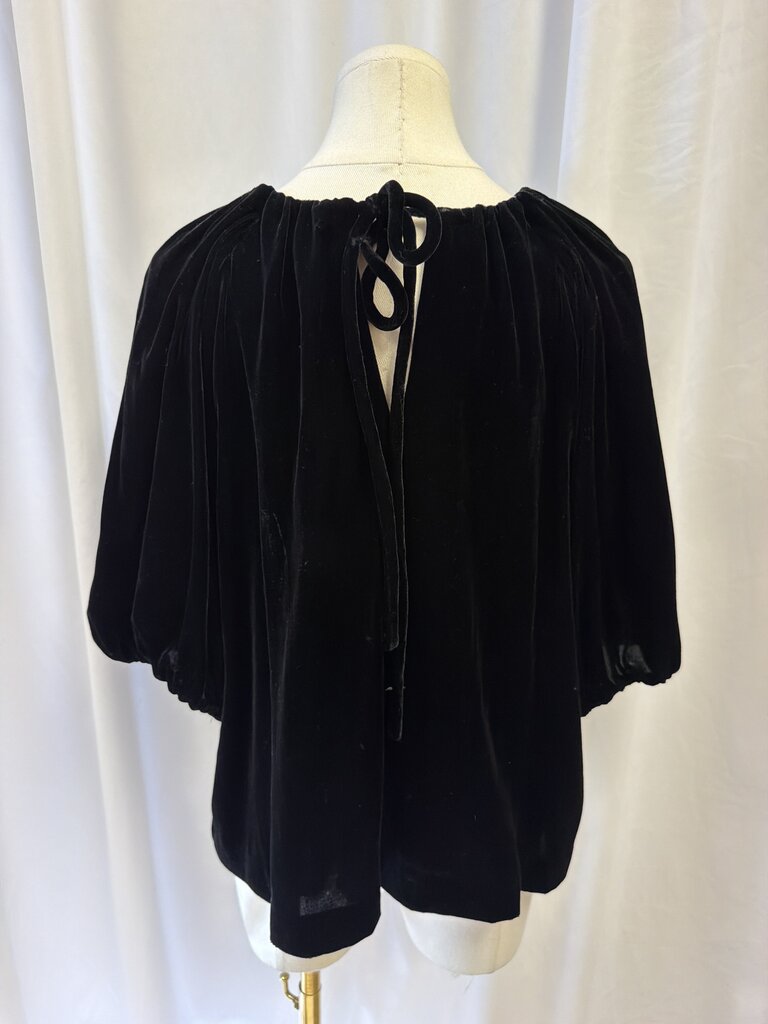 Rhode Velvet Puff Sleeve Top