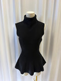 Rohe Wool/Cashmere Blend Cap Sleeve Turtleneck
