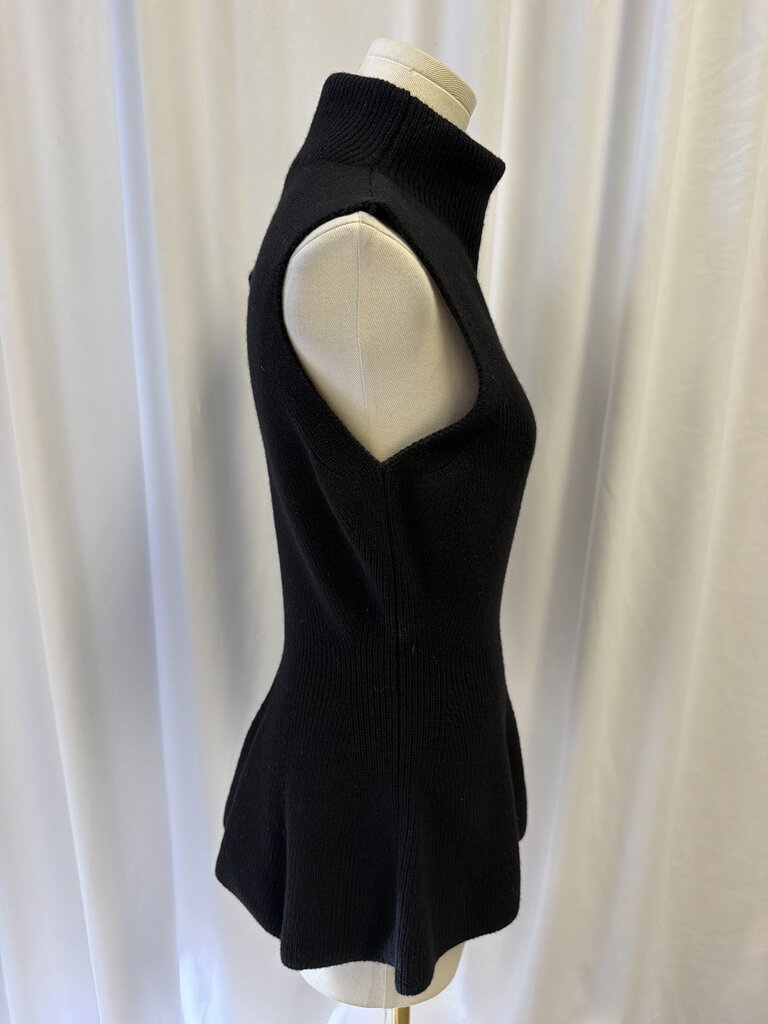Rohe Wool/Cashmere Blend Cap Sleeve Turtleneck
