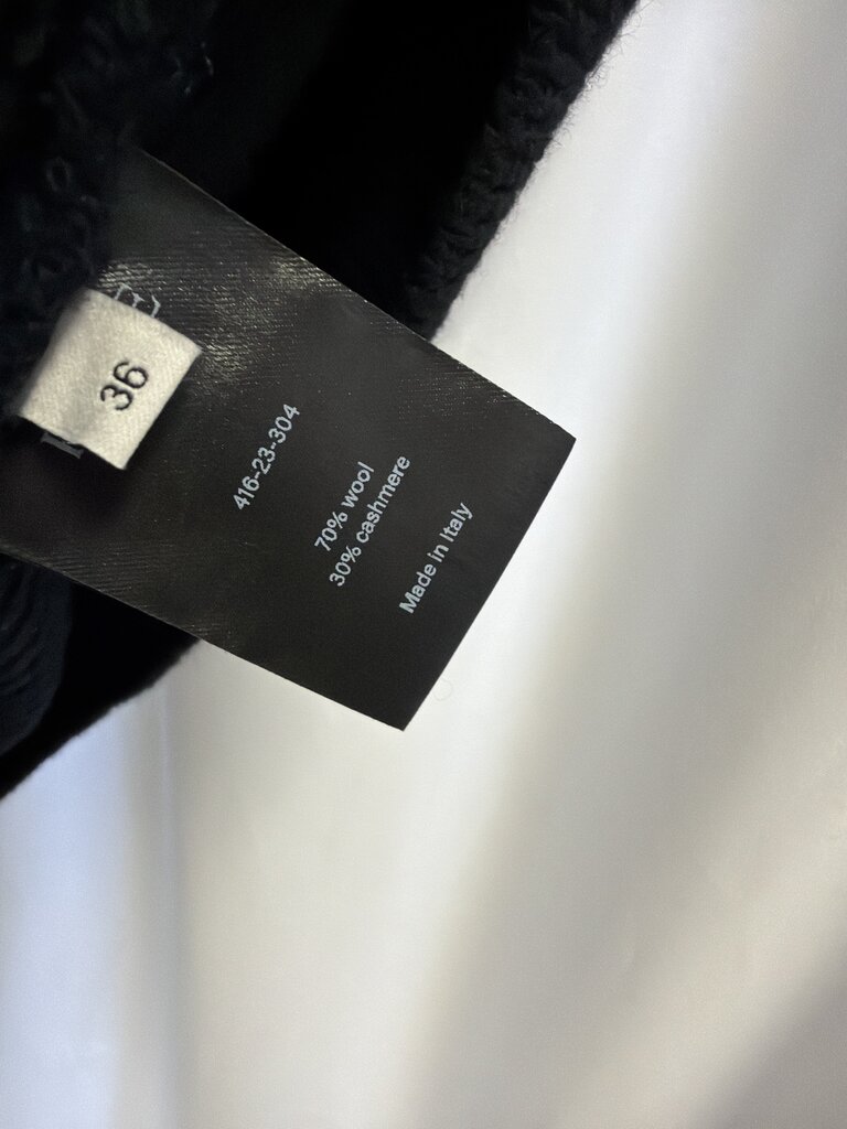Rohe Wool/Cashmere Blend Cap Sleeve Turtleneck