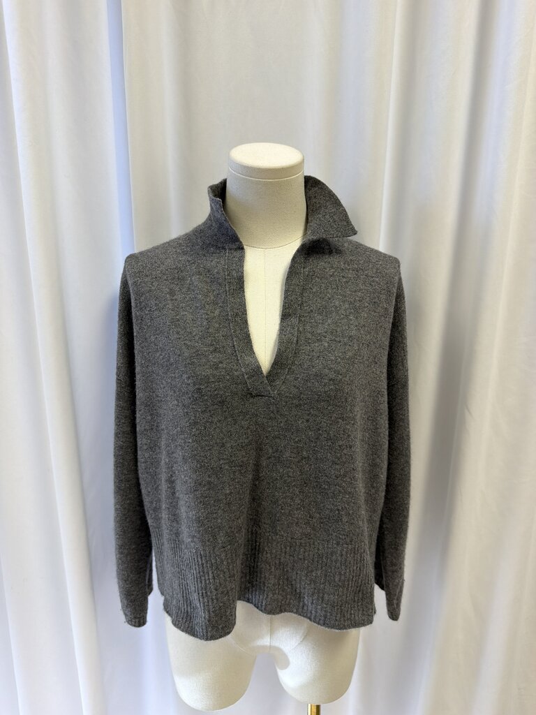 Eileen Fisher Cashmere Cropped V-Neck Sweater