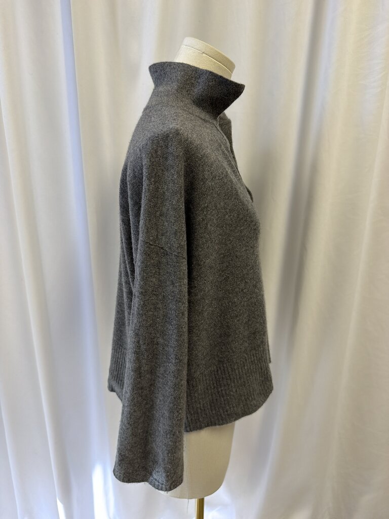 Eileen Fisher Cashmere Cropped V-Neck Sweater