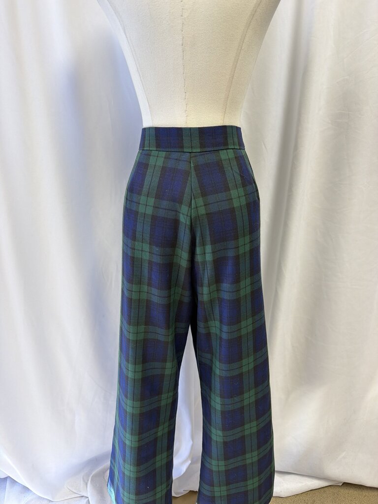 Alexia Admor Plaid Wide Leg Pant