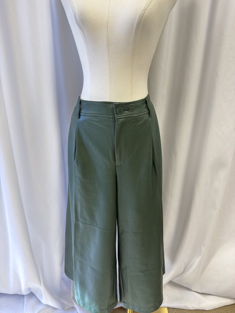 Anthropologie Vegan Leather Bermuda Short